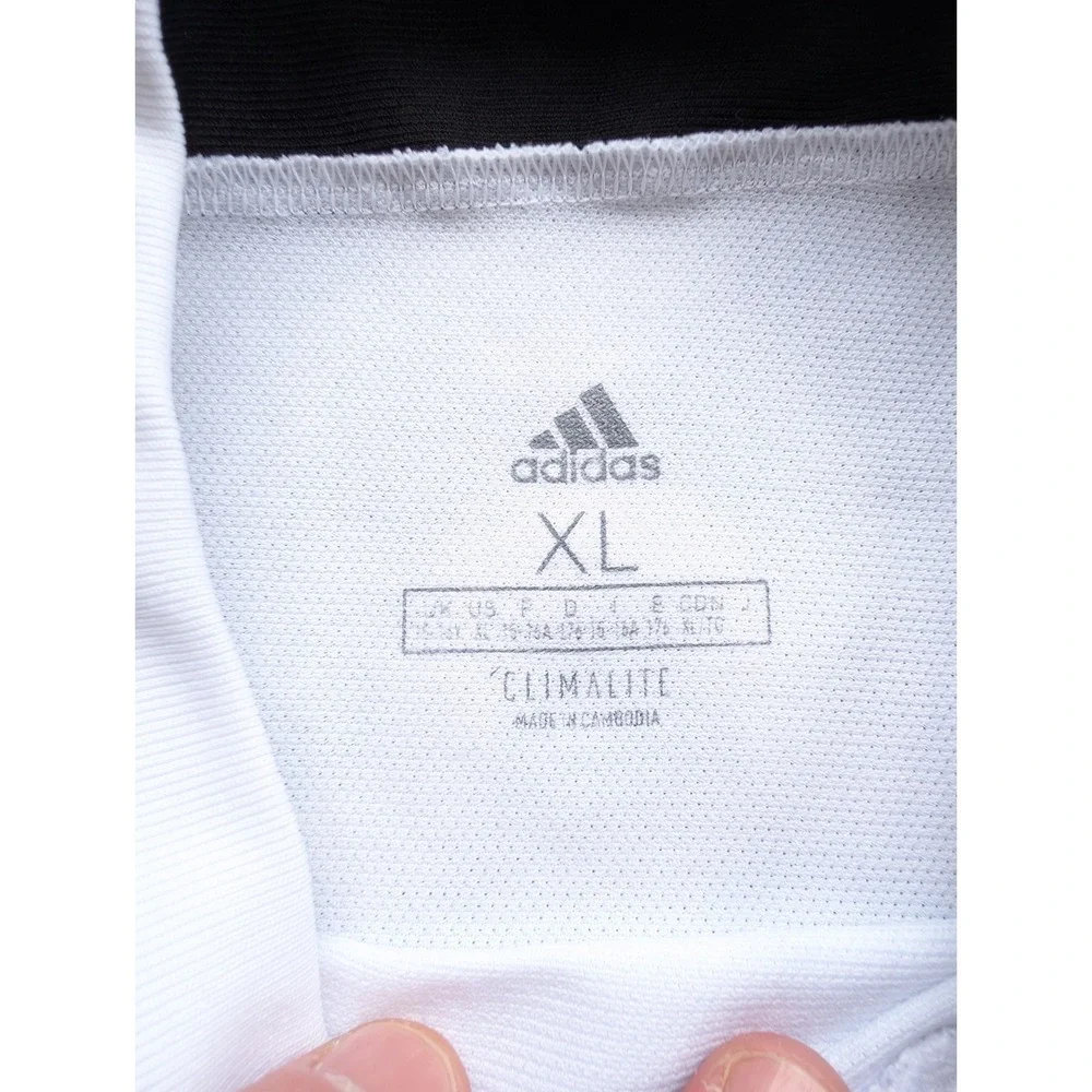 YOUTH‎ XL Juventus Soccer Jersey Black White Stripe Jeep 2018-19 Home